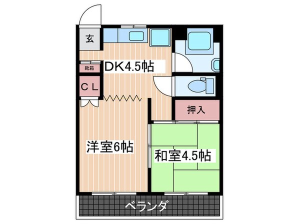 上田ビル(4－6階)の物件間取画像